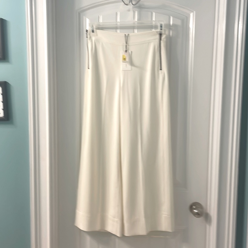 Ivory a loves a wide leg crop trousers